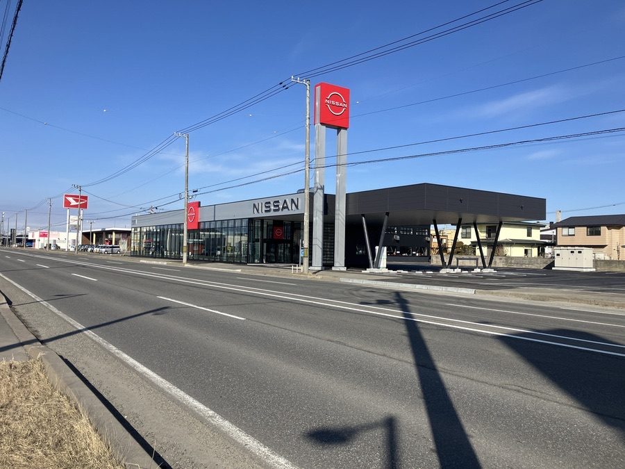 日産プリンスショールーム苫小牧店の外観（別アングル）